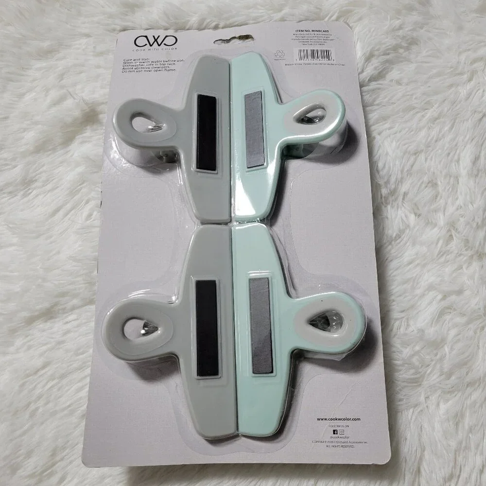 CWC 4 Piece Jumbo Bag Clip Set